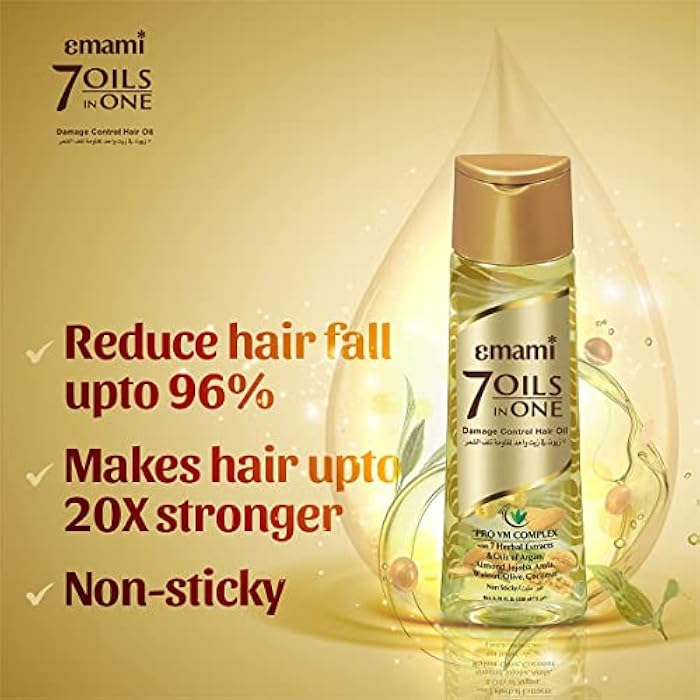 Emami 7 oils in one damage control hair oil, 100ml - Image 3